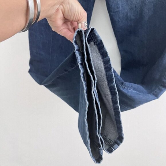 Antropologie SILENCE + NOISE Hi Rise Flare Jeans Womens Size 27 Blue Wash Denim - Picture 7 of 11